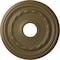 Ekena Millwork Federal Ceiling Medallion (Fits Canopies up to 8 1/2"), 15 3/8"OD x 3 5/8"ID x 1"P, Mississippi Mud CM15FEMMF - alternate 1
